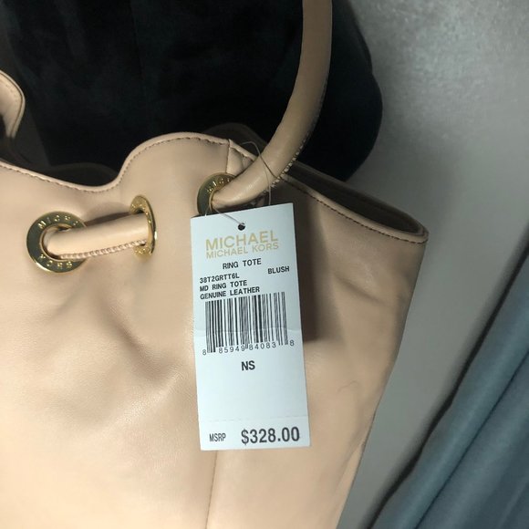 Michael Kors Blush Leather Ring Tote NWT - Picture 11 of 11